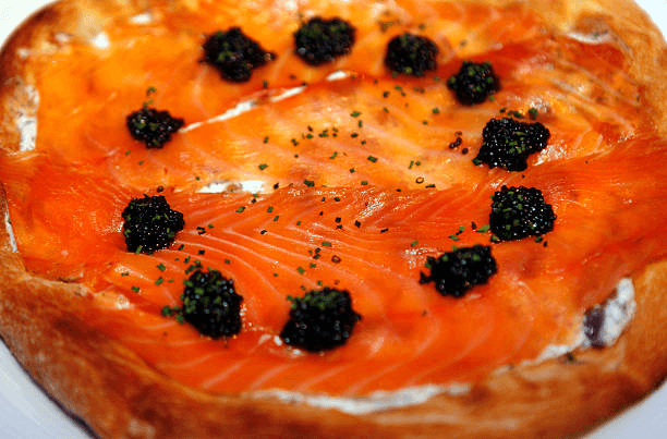 Smoked Salmon & Haute Caviar Pizza