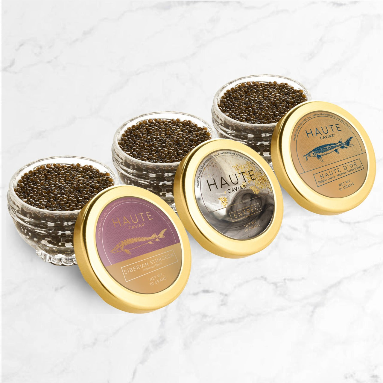Caviar Degustation Set - Haute Caviar Company 